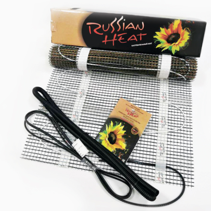 Нагревательный мини-мат двухжильный Russian Heat (5 кв.м.)